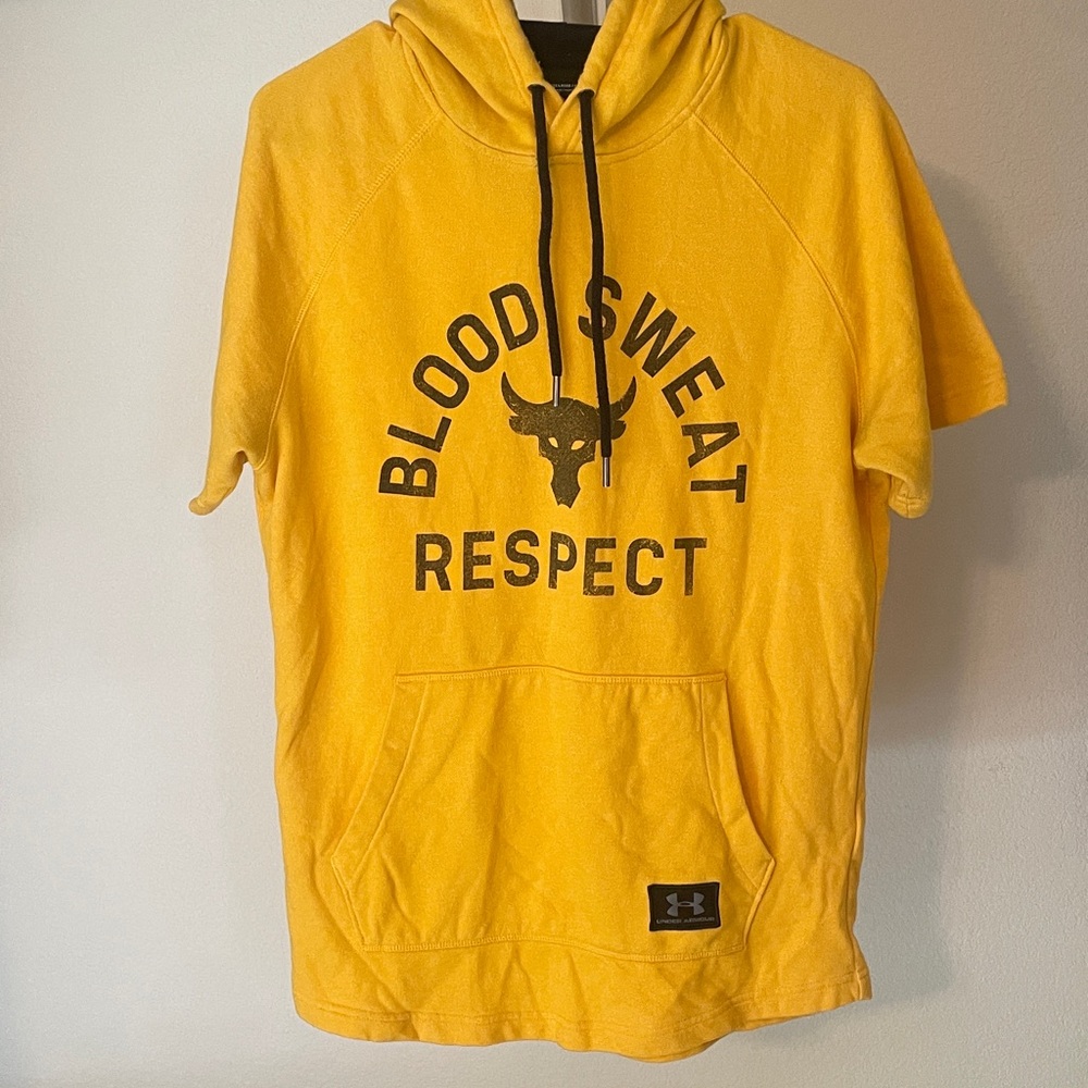 Under Armour Black and Yellow Hoodie